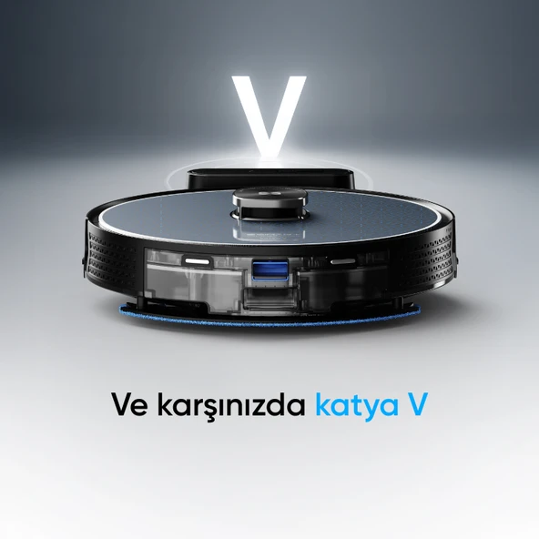 katya V Akıllı Robot Süpürge 10000Pa Güçlü Emiş Gücü 6400mAh Yüksek Batarya ürün görseli 1