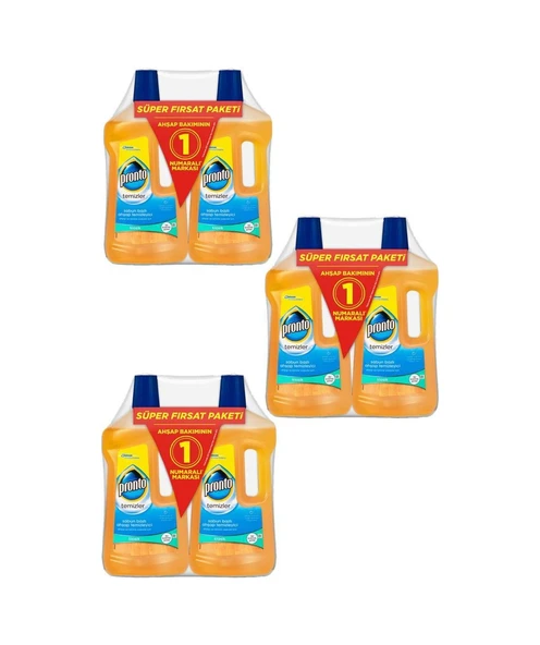 Pronto Ahşap Temizleyici 750 ml + 750 ml 3'lü Set ürün görseli 1