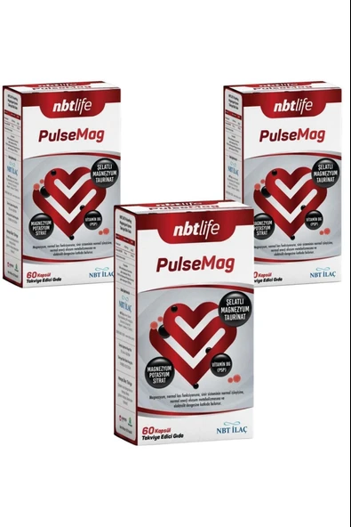 NBT Life Pulsemag 60 Kapsül 3 Adet ürün görseli