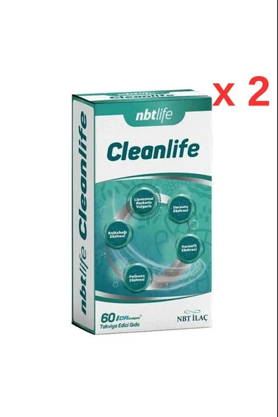 Nbt Life Cleanlife 60 Kapsül 2 Adet ürün görseli