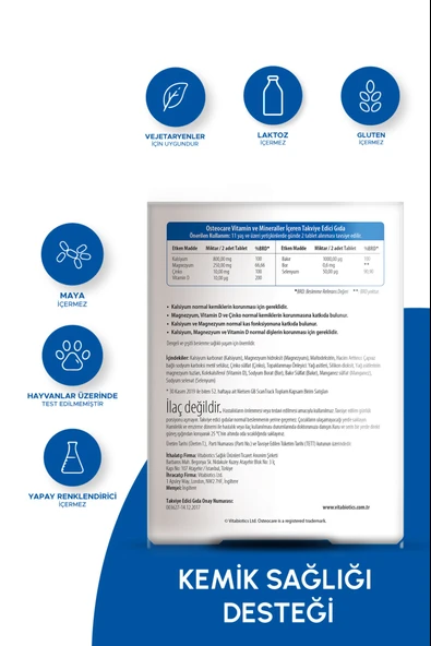 Osteocare 90 Tablet - Resim 2