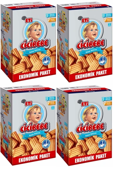 Eti Cicibebe 1 Kg Kutu*4 Lü ürün görseli 1