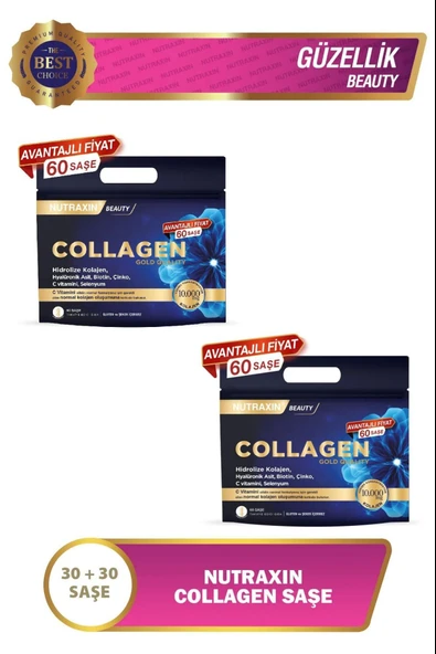 Nutraxin Collagen 60 Saşe 2 Adet ürün görseli