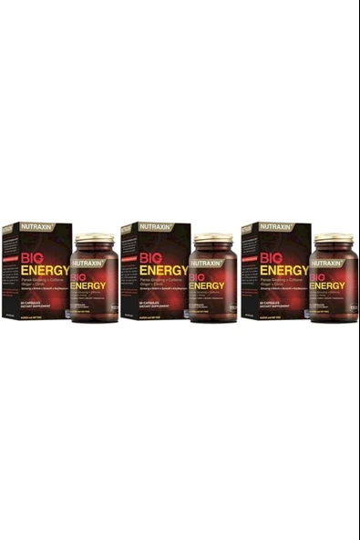 Nutraxin Big Energy 60 Kapsül 3 Adet ürün görseli