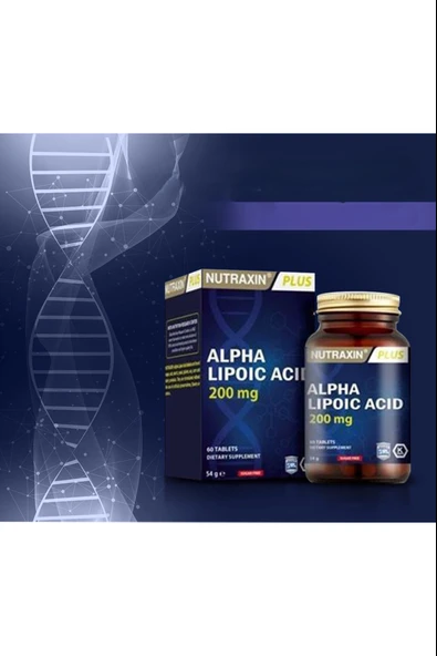 Nutraxin Alpha Lipoic Acid 200 mg 60 Tablet 3 Adet - Resim 4