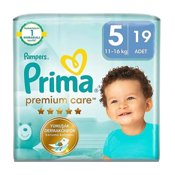 Prima Premium Care Premium Care Bebek Bezi 5 Numara Junior 19'lu