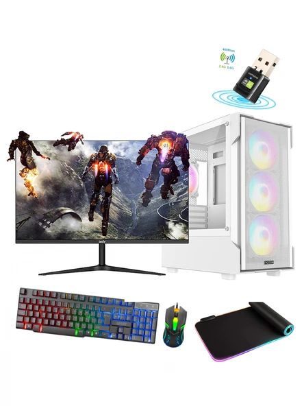 DRV-435 Ryzen 5 5600X 16GB DDR4 RTX2070 Süper 512GB M.2 SSD Sıvı Soğutmalı 24" 165Hz 1ms Oyun Bilgisayarı ürün görseli