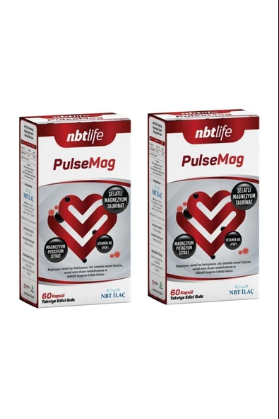 NBT Life Pulsemag 60 Kapsül 2 Adet ürün görseli