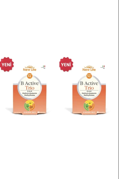 New Life B Active Trio Dil Altı 30 Tablet 2 Adet ürün görseli