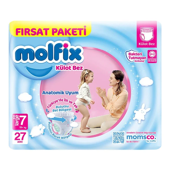 Molfix Külot Fırsat 7-xx Large 27'li ürün görseli