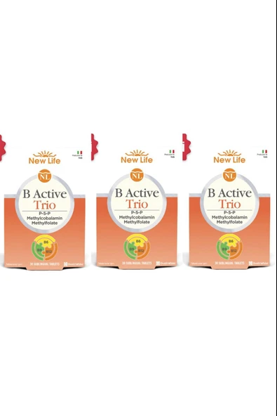 New Life B Active Trio Dil Altı 30 Tablet 3 Adet ürün görseli