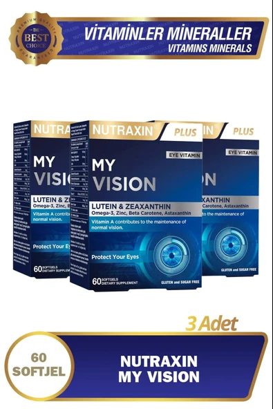 Nutraxin My Vision 60 Soft Jel 3 Adet ürün görseli
