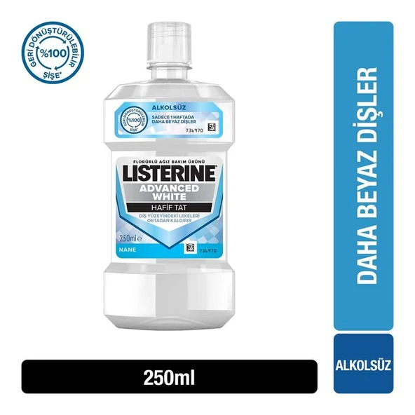 Listerine Advanced Whitening Ağız Suyu 250 Ml ürün görseli 1