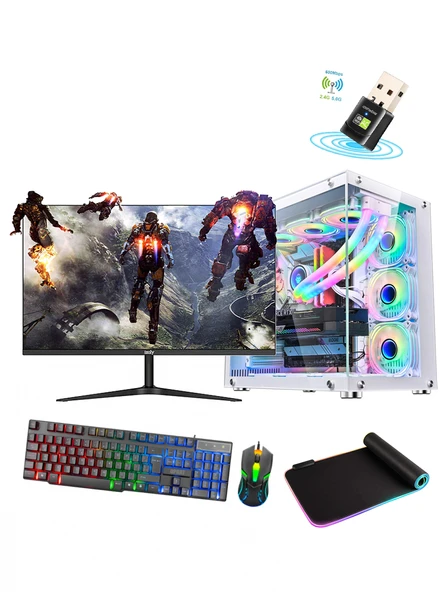 DRV-462 i5 12400F 32GB DDR5 RTX2070 Süper 1TB M.2 SSD Sıvı Soğutmalı 24" 165Hz 1ms Oyun Bilgisayarı ürün görseli