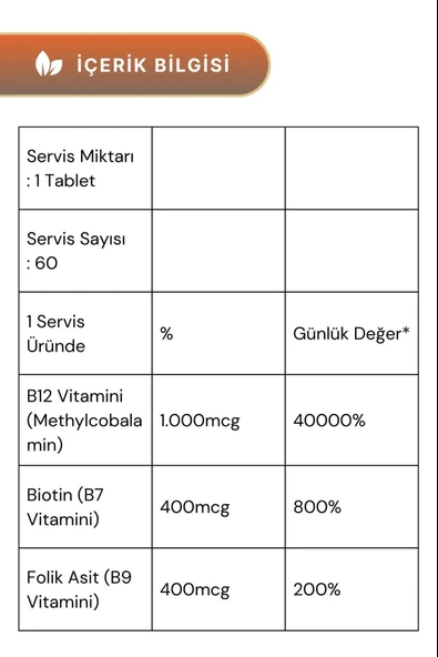 New Life B12 Plus 60 Tablet 5 Adet - Resim 3