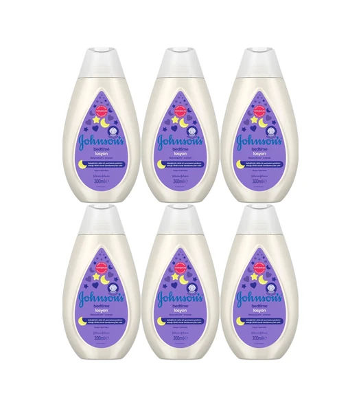 Johnsons Baby Bedtime Bebek Losyon 300 ML x 6 ürün görseli 1