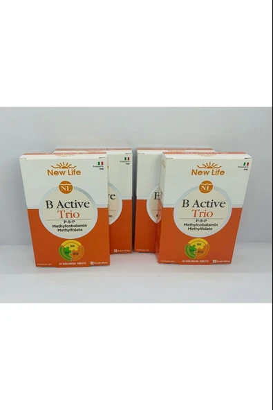 New Life B Active Trio Dil Altı 30 Tablet 4 Adet - Resim 6