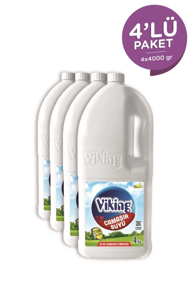 Viking Çamaşır Suyu 4 Kg 4 Adet ürün görseli
