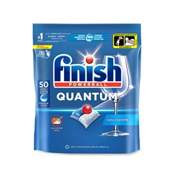 Finish Quantum Özel Seribulaşık Makinesi 50'li Tablet ürün görseli