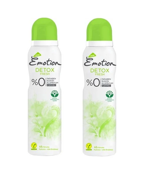 Emotion Detox Fresh Kadın Deodorant 2 x 150 ML ürün görseli 1