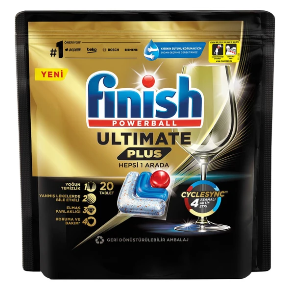 Finish Tablet Ultimate Plus 20'li ürün görseli
