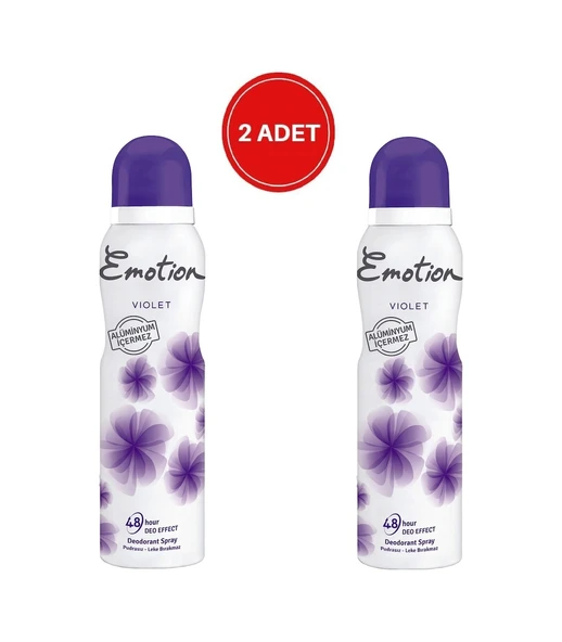 Emotion Violet Kadın Sprey Deodorant 150 ML x 2 ürün görseli 1