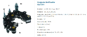 Unıversal Diot Tablosu İsk 135a 8x50a Nevw Holland Vo - Gauss-Ga1331 ürün görseli