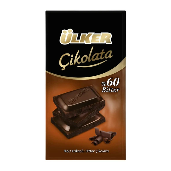 Ülker %60 Kakaolu Bitter Tablet Çikolata 70 Gr ürün görseli
