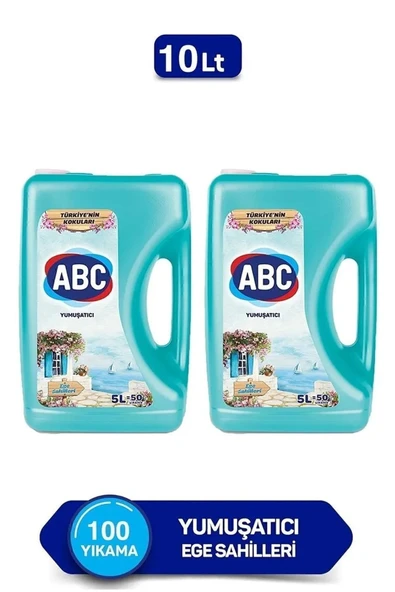 ABC Çamaşır Yumuşatıcısı Ege Sahilleri 5 Litre X 2 Adet ürün görseli