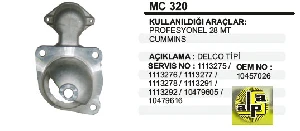Unıversal Marş Kapağı Ön-Dt 24v Profesyonel 28mt - Remark-Mc320 - Resim 1