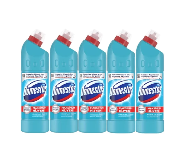Domestos Çamaşır Suyu 750 ML Okaliptüs Ferahlığı 5 x 750 ML ürün görseli 1