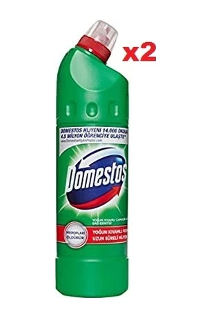 Domestos Yoğun Kıvamlı Çamaşır Suyu Dağ Esintisi 2 x 750 ML ürün görseli 1