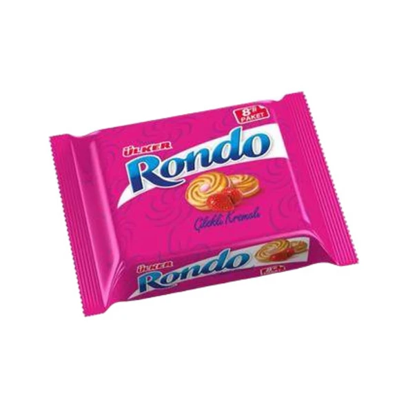 Ülker Rondo Çilekli Kremalı Bisküvi 488 Gr ürün görseli 1