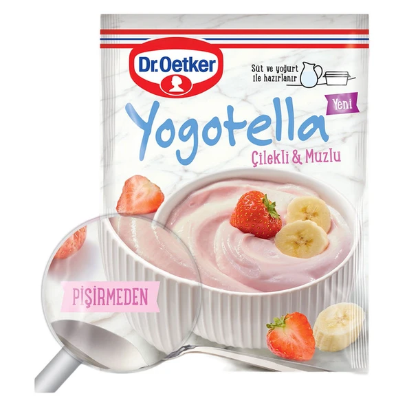 Dr. Oetker Yogotella Çilekli & Muzlu 68 Gr ürün görseli