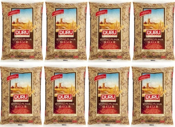 Duru Şehriyeli Pilavlık Bulgur 8 x 1 KG ürün görseli