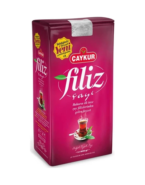 Çaykur Filiz Siyah Dökme Çay 15 x 500 G ürün görseli