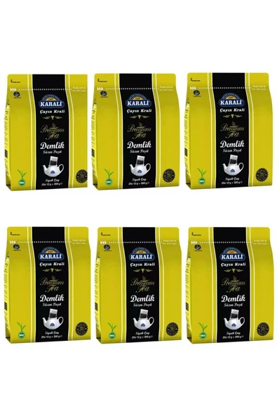 Karali Çay Karali Premium Demlik 300 Gr X 6 Paket ürün görseli