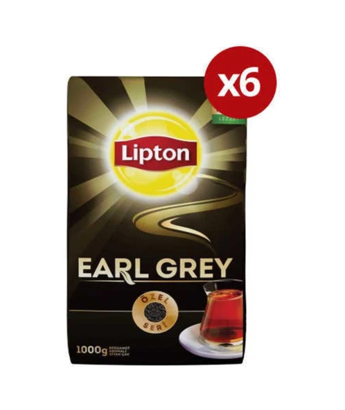 Lipton Earl Grey Dökme Çay 6 x 1 KG ürün görseli