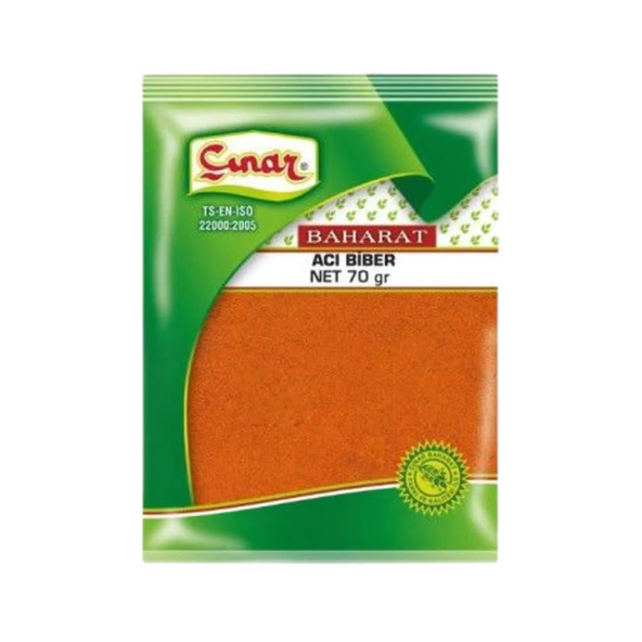 Çınar Acı Biber 70 Gr ürün görseli