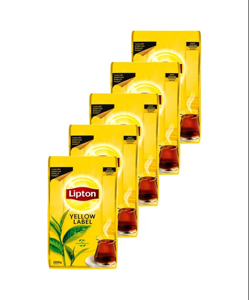 Lipton Yellow Label Siyah Dökme Çay 5 x 1 KG ürün görseli 1