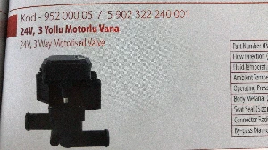 Unıversal Üç Yollu Vana-24v     22mm    5902322240001 - Kormas-95200005 - Resim 1