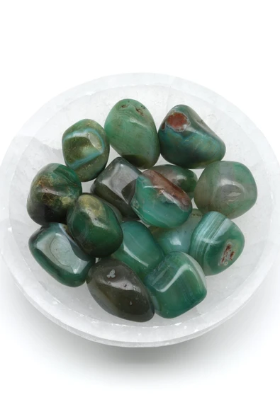 Madagaskar Akik Doğal Taş Tamburlanmış Parça - Tımbıl - TMB-0193 ürün görseli 1