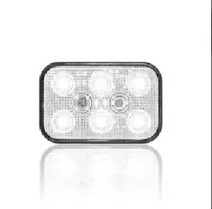 Unıversal 12v/24v 6 Ledli Beyaz Dikdörtgen 160flaş/dk. 3m Bantlı Montaj Su Geçirmez - Sanel-Sbdf6w - Resim 1