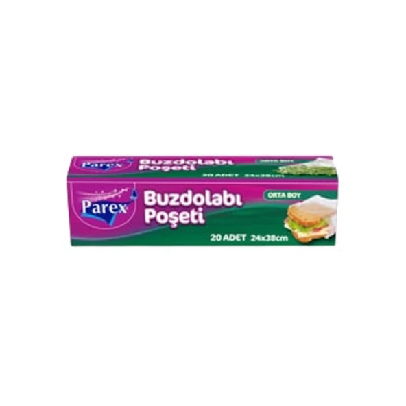 Parex Buzdolabı Poşeti Orta Boy 20'li ürün görseli