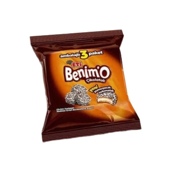 Eti Bisküvi Benimo Lokmalık Çikolatalı 3x80 Gr ürün görseli
