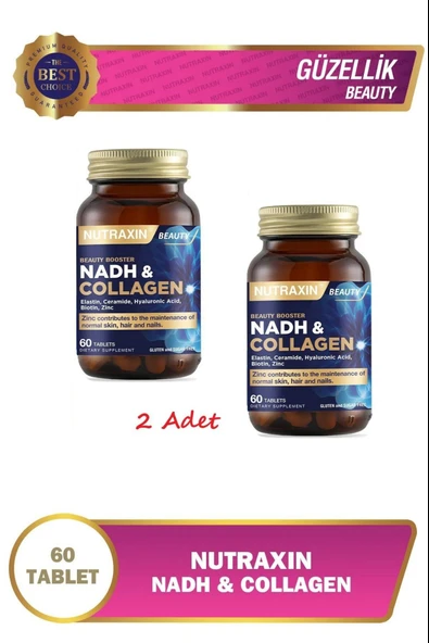 Nutraxin NADH & Collagen 60 Tablet 2 Adet ürün görseli