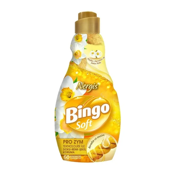 Bingo Soft Konsantre Çamaşır Yumuşatıcısı Nergis 1440 Ml ürün görseli 1