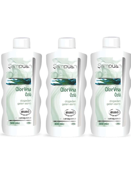 Ersağ Aloe Vera Özlü Şampuan 300 ML  3 X  ADET ürün görseli