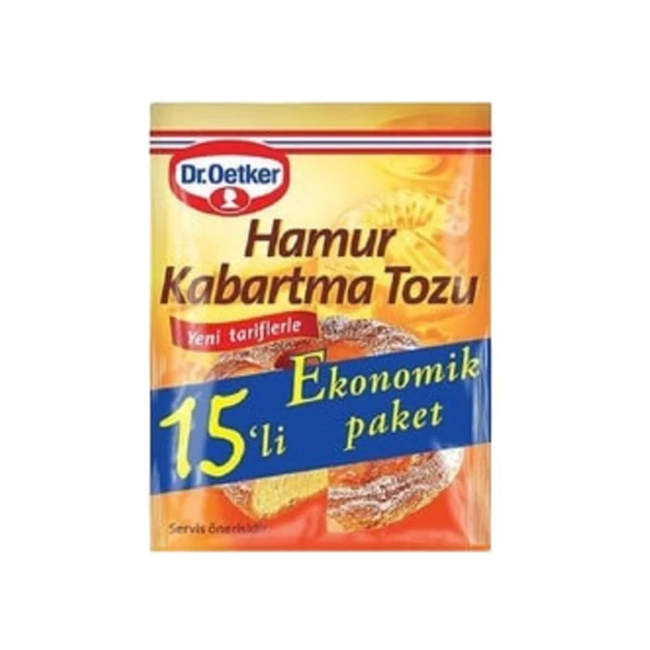 Dr. Oetker Kabartma Tozu 15'li ürün görseli