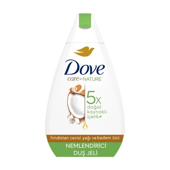 Dove Nemlendirici Duş Jeli Hindistan Cevizi Yağı Ve Badem Özü 450 Ml ürün görseli 1